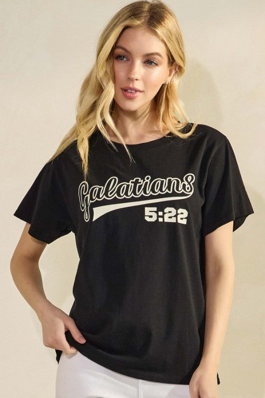 Women’s Plus Fruit of the Spirit Graphic Cotton T-Shirt | Zarnesh