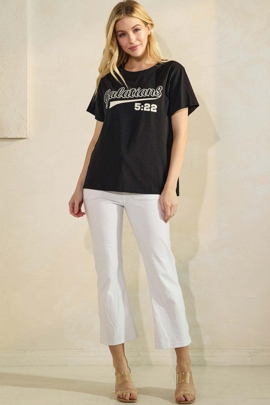Women’s Plus Fruit of the Spirit Graphic Cotton T-Shirt | Zarnesh