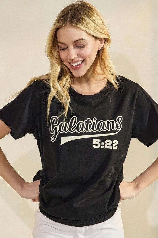 Women’s Plus Fruit of the Spirit Graphic Cotton T-Shirt | Zarnesh
