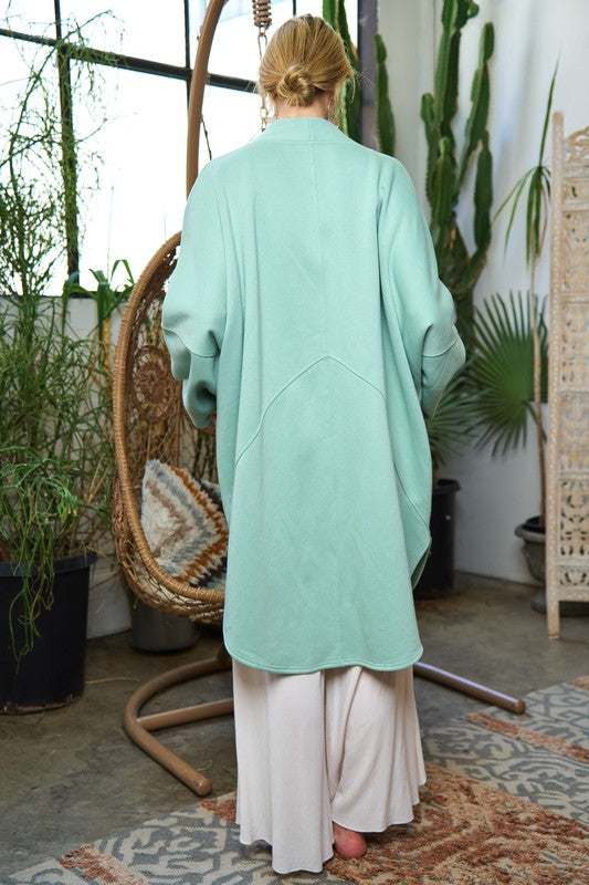 Women’s Plus Oversized Front Pockets Cardigan | Zarnesh