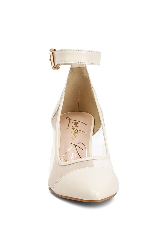 Women Hearst Mesh Pump Sandals Zarnesh