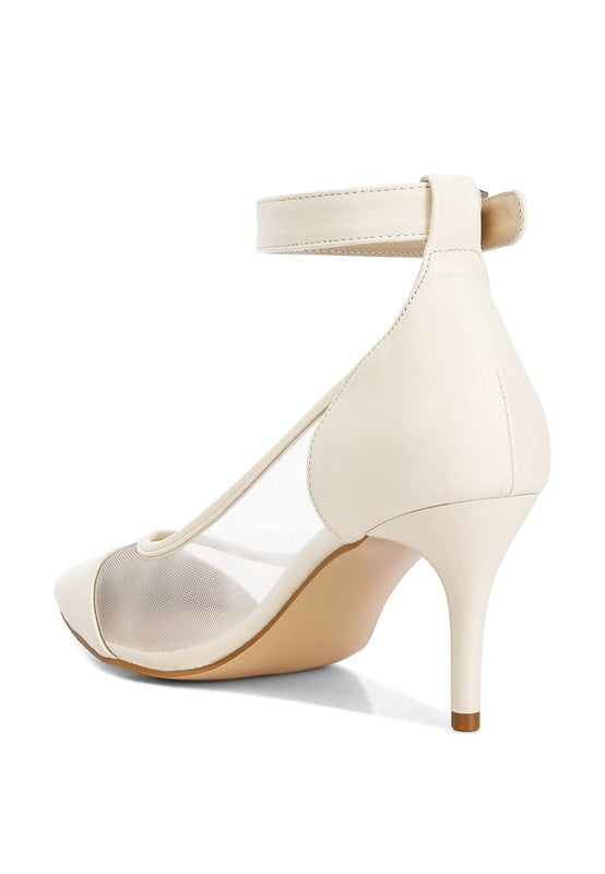 Women Hearst Mesh Pump Sandals Zarnesh