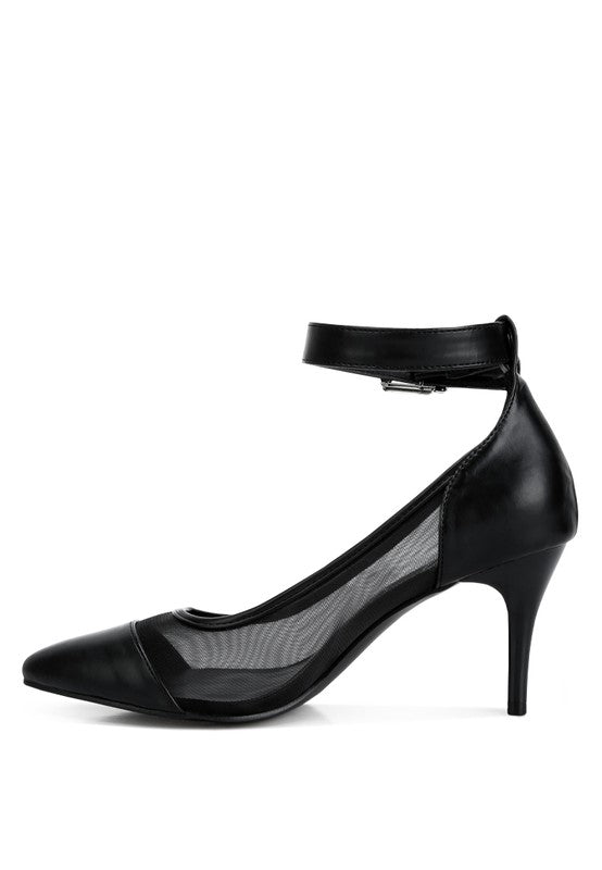 Women Hearst Mesh Pump Sandals Zarnesh