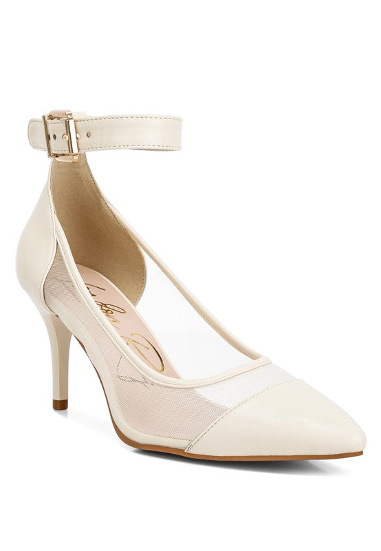 Women Hearst Mesh Pump Sandals Zarnesh