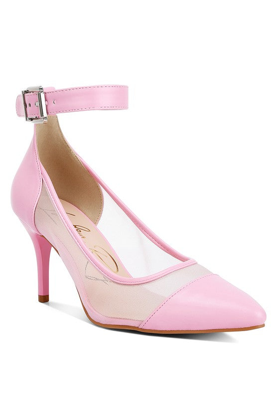 Women Hearst Mesh Pump Sandals Zarnesh
