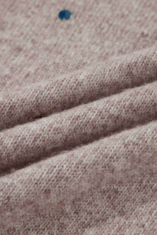 Women’s Polka Dot Drop Shoulder Sweater | Zarnesh