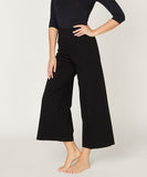 Women's Ponte Wide Leg Straight-Leg Pants | Zarnesh