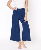 Women's Ponte Wide Leg Straight-Leg Pants | Zarnesh