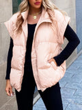 Women’s Puffer Vest Sleeveless Quilted Zipper Closure Jacket | Zarnesh