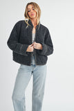 Women’s Quilted Bomber Casual Zip-Up Jacket | Zarnesh