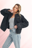 Women’s Quilted Bomber Casual Zip-Up Jacket | Zarnesh