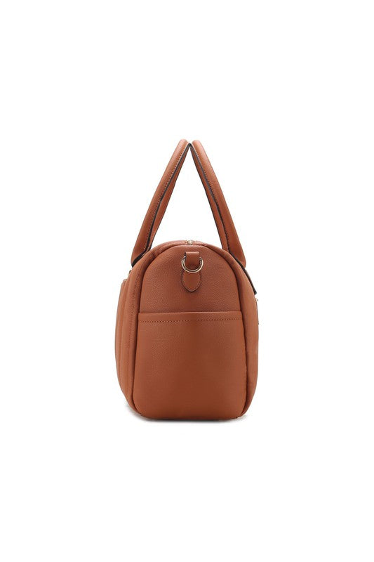  MFK Collection Luana Quilted Duffle Bag by Mia K - Elevate Your Travel Style | Zarnesh