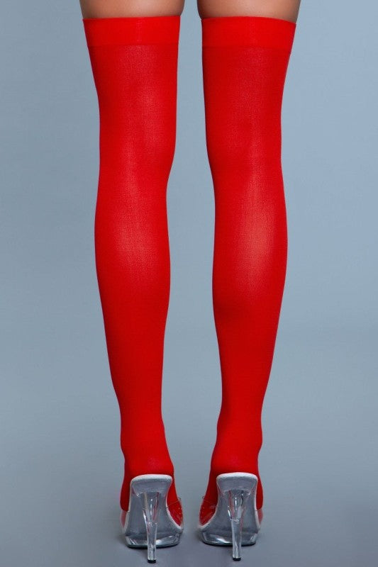 Women’s 1932 Opaque Nylon Thigh Highs by Be Wicked | Zarnesh