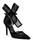 Women Regenta Big Bow Detail Stiletto Sandals Zarnesh