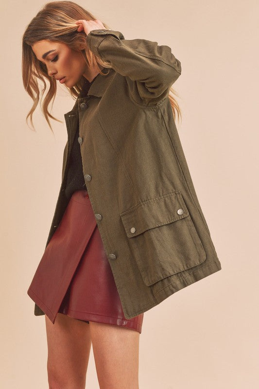 Women’s Renay Oversized Utility Pockets Jacket | Zarnesh