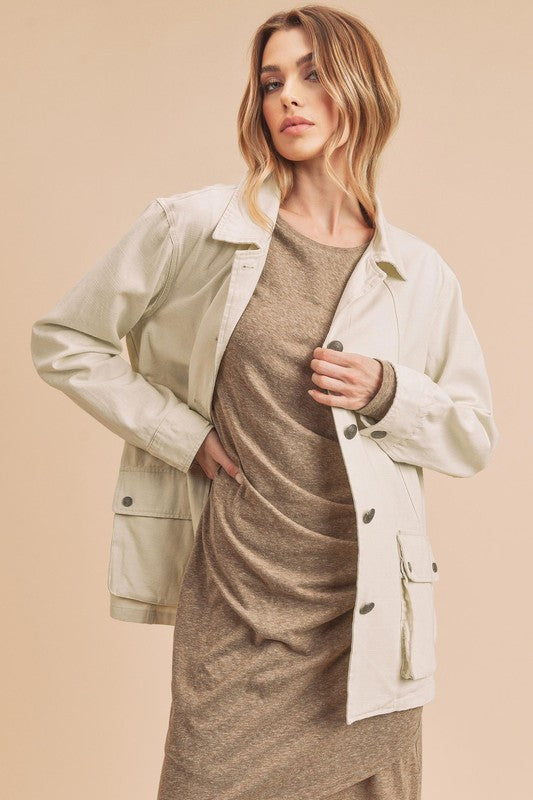 Women’s Renay Oversized Utility Pockets Jacket | Zarnesh