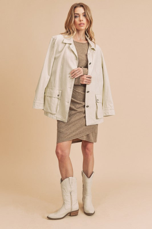 Women’s Renay Oversized Utility Pockets Jacket | Zarnesh