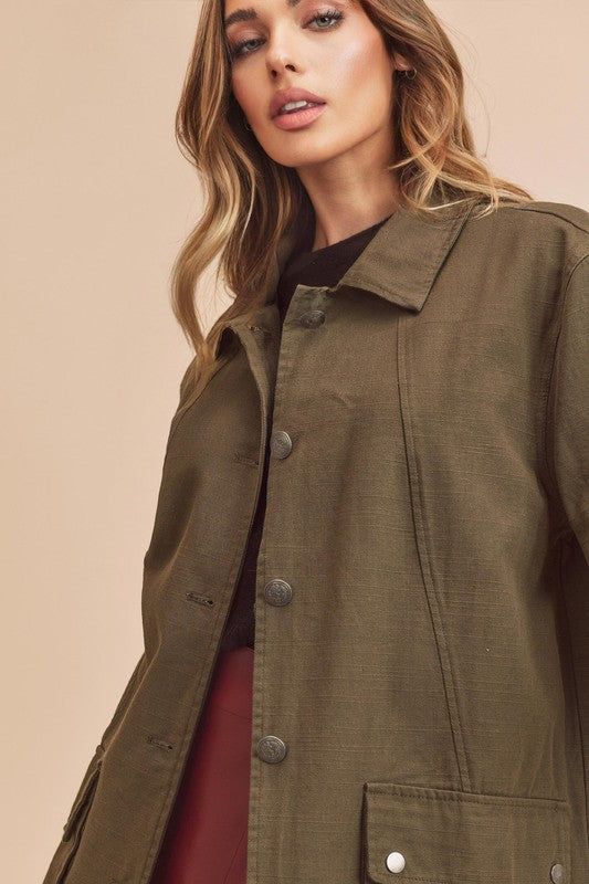 Women’s Renay Oversized Utility Pockets Jacket | Zarnesh