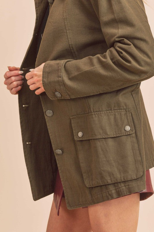 Women’s Renay Oversized Utility Pockets Jacket | Zarnesh