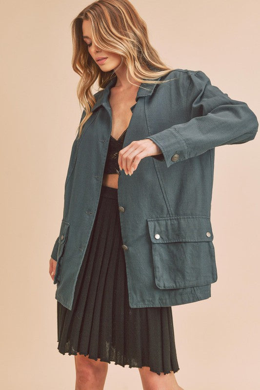 Women’s Renay Oversized Utility Pockets Jacket | Zarnesh