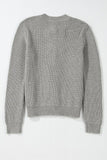 Women’s Ribbed Knit Bow Front Buttoned Cardigan | Zarnesh