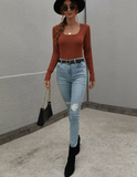 Women’s Ribbed Pullover Sweater Bodycon Dress | Zarnesh