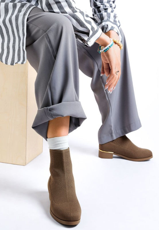 Women’s Rosamund Knit Ankle Sock Boots | Zarnesh