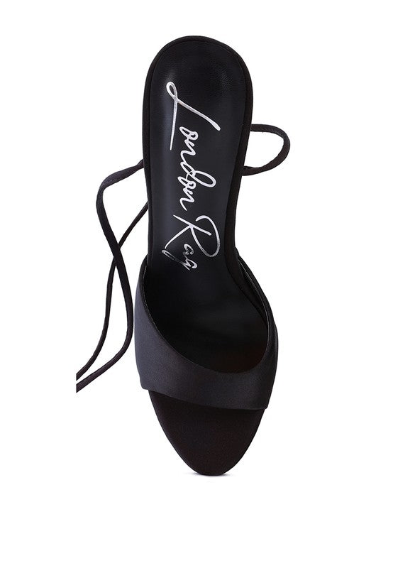 WOMEN'S PASSION DRAMATIC PLATFORM LACE-UP HEEL SANDALS | ZARNESH