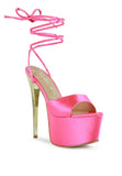 Women's Passion Dramatic Platform Lace-Up Heel Sandals | Zarnesh