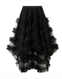 Women’s Ruffle Tiered Layered Maxi Skirt | Zarnesh