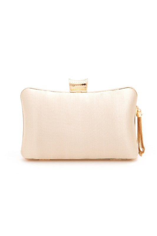 Women's Satin Pleated Party Box Evening Clutch | Zarnesh