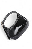 Women's Shiny Patent Faux Leather Top Handle Swing Bag | Zarnesh