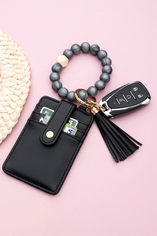 Women’s Silicone Key Ring Wallet Bracelet | Zarnesh