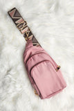 Crisala Sling Nylon Crossbody Bag With Strap | Zarnesh