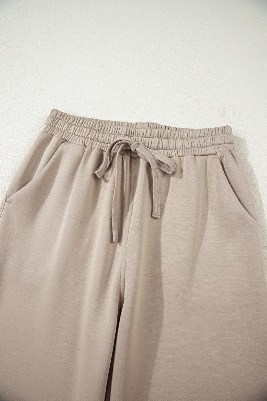 Women’s Solid Half-Zip Hoodie and Jogger Set Activewear | Zarnesh