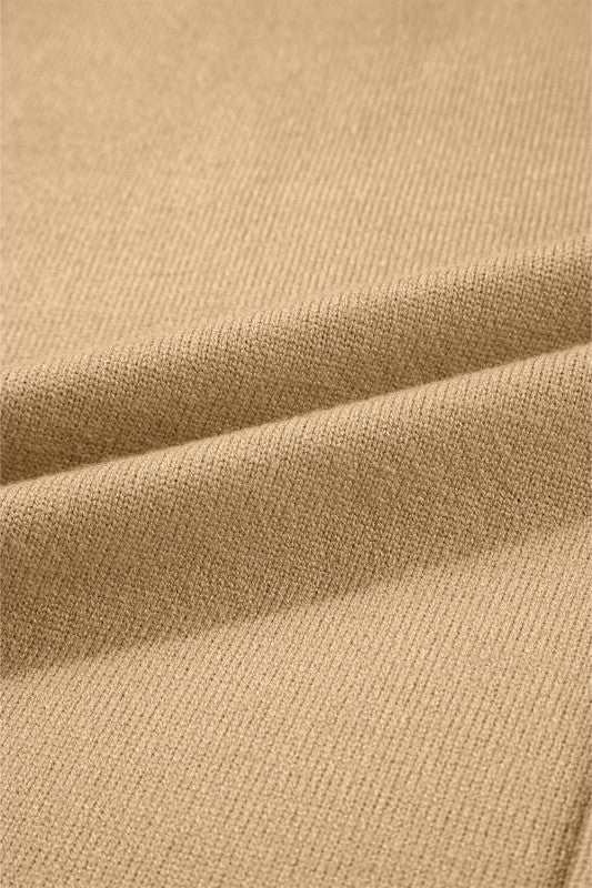 Women’s Solid Pullover Front Center Seam Drop Shoulder Sweater| Zarnesh