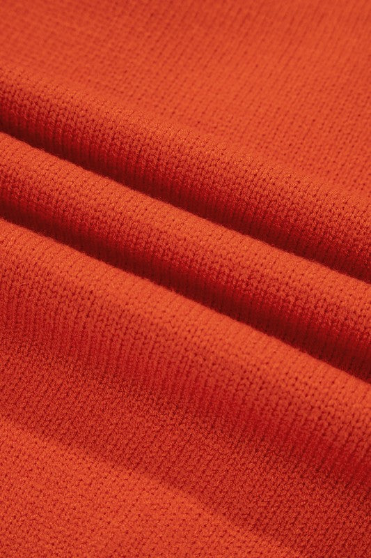 Women’s Solid V-Neck Collared Ribbed Edge Sweater | Zarnesh