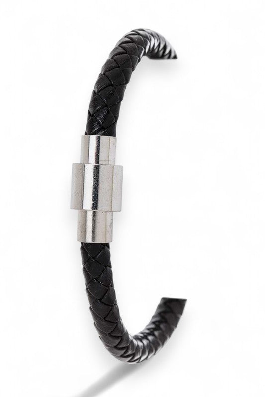 Women's Stainless Steel Double Skull Magnetic Bracelet |  Zarnesh