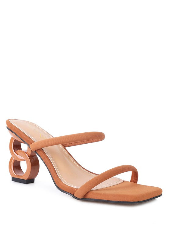 WOMEN'S DOWNTOWN EXPERIMENT HEEL SLIDE SANDALS | ZARNESH