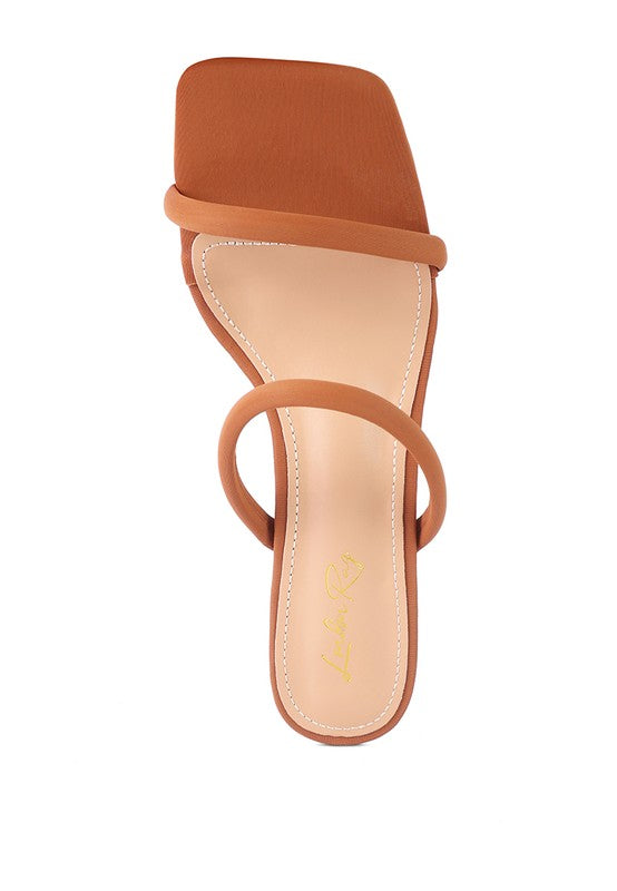 WOMEN'S DOWNTOWN EXPERIMENT HEEL SLIDE SANDALS | ZARNESH