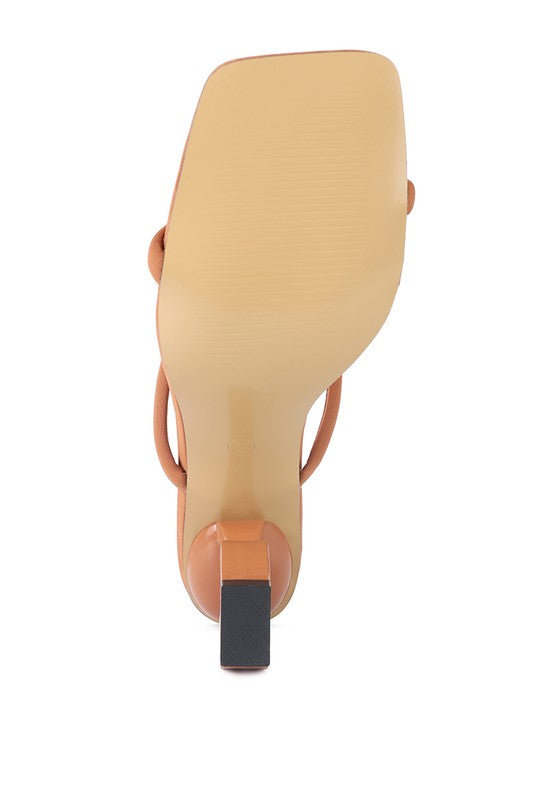 WOMEN'S DOWNTOWN EXPERIMENT HEEL SLIDE SANDALS | ZARNESH