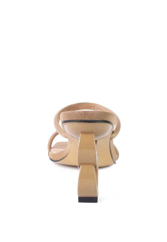 WOMEN'S DOWNTOWN EXPERIMENT HEEL SLIDE SANDALS | ZARNESH