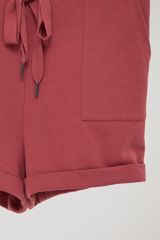 Women’s Stroll Adjustable Strap Sleeveless Pocketed Overall Romper | Zarnesh