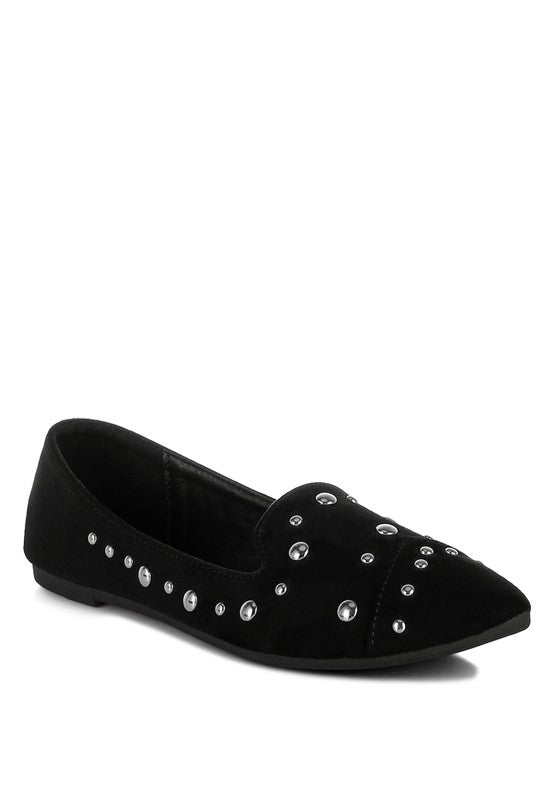 Women’s Stud Embellished Ballet Flats | Zarnesh
