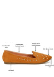 Women’s Stud Embellished Ballet Flats | Zarnesh