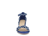 Women's Stylish Braided Ankle Strap Block Heel | Zarnesh