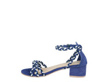 Women's Stylish Braided Ankle Strap Block Heel | Zarnesh