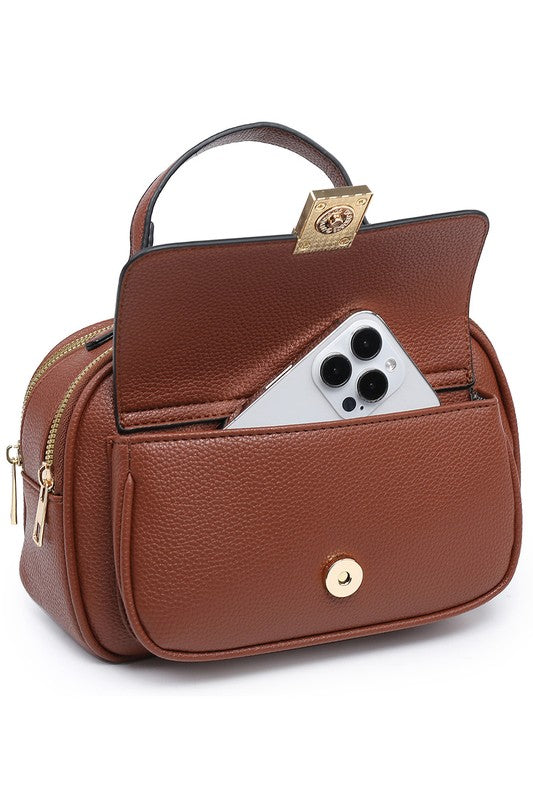 Women’s Top Handle Crossbody Satchel Bag | Zarnesh