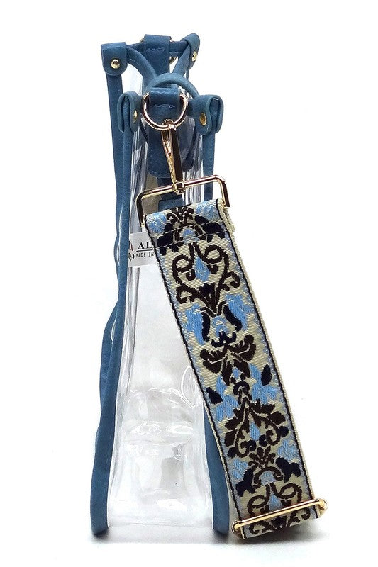 Women’s Transparent Guitar Strap Crossbody Bag | Zarnesh