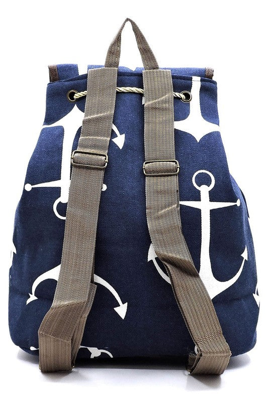 Women's Tribal Printed Canvas Backpack | Zarnesh